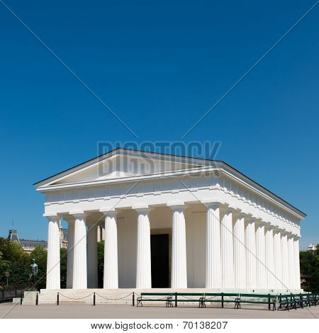 Theseus temple in park Volksgarten in Vienna, Austria