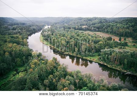 river from above