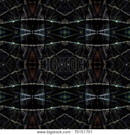 Dark Grey Background Texture Made From Koh-i-noor Butterfly Wing Patterns