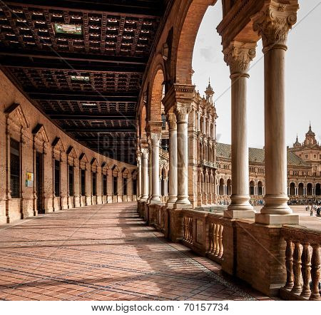 Corridor Of Plaza De Espana , Spain