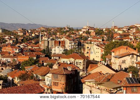 View to Kastamonu, a city in Turkey