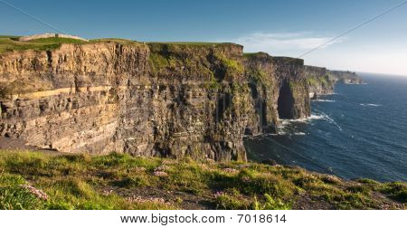 Berømte Cliffs Of Moher, sunet fange, vest for Irland