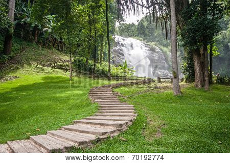 Pathway To View The Waterfall