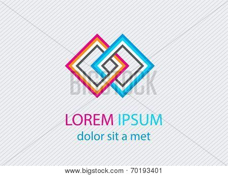 Corporate vector logo design template.