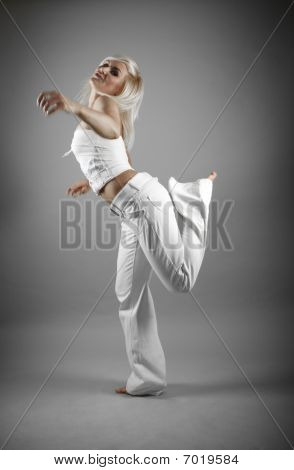 Attraente Fitness donna