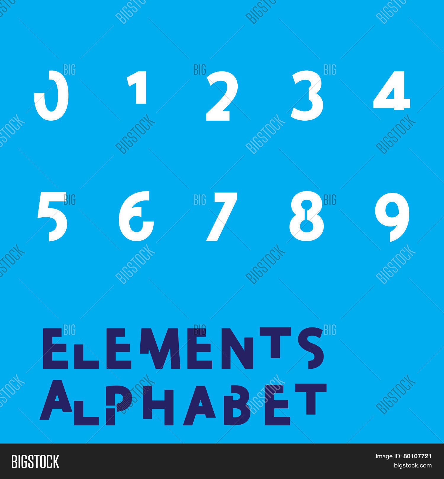 Number Inividual Inividual Alphabet Image & Photo (Free Trial) | Bigstock