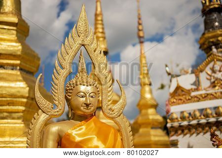 buddha statue in the temple of Thailand