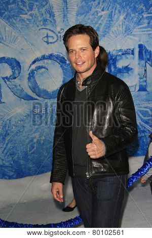 LOS ANGELES - NOV 19: Scott Wolf at the premiere of Walt Disney Animation Studios' 'Frozen' at the El Capitan Theater on November 19, 2013 in Los Angeles, CA