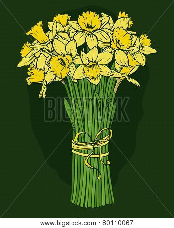 Daffodils bouquet