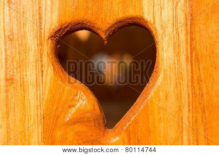 Wood Carving A Heart Shape