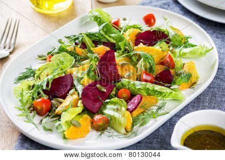 Orange With Beetroot Salad