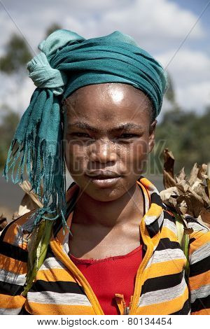 Portrait Of The African Woman.