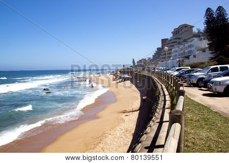 Umdloti Beach Seascape In Durban, South Africa