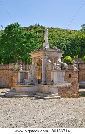 Fountain Cavallina. Genzano di Lucania. Southern Italy.