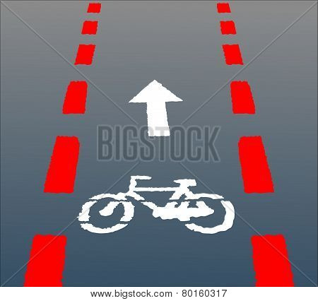 bicycle lane,bicycle sign