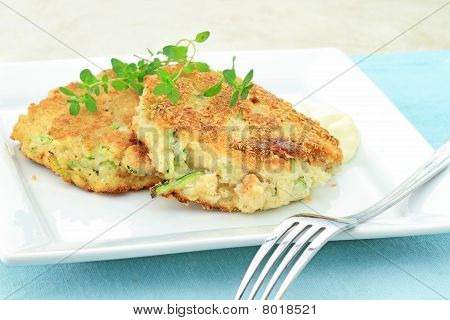 Zucchine Crab Cakes