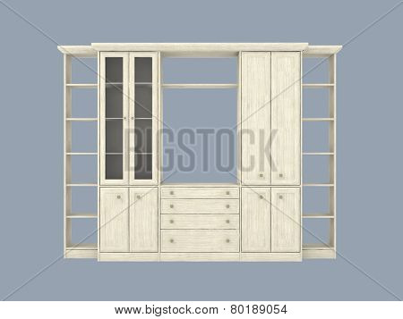 Wood Disply Cabinet