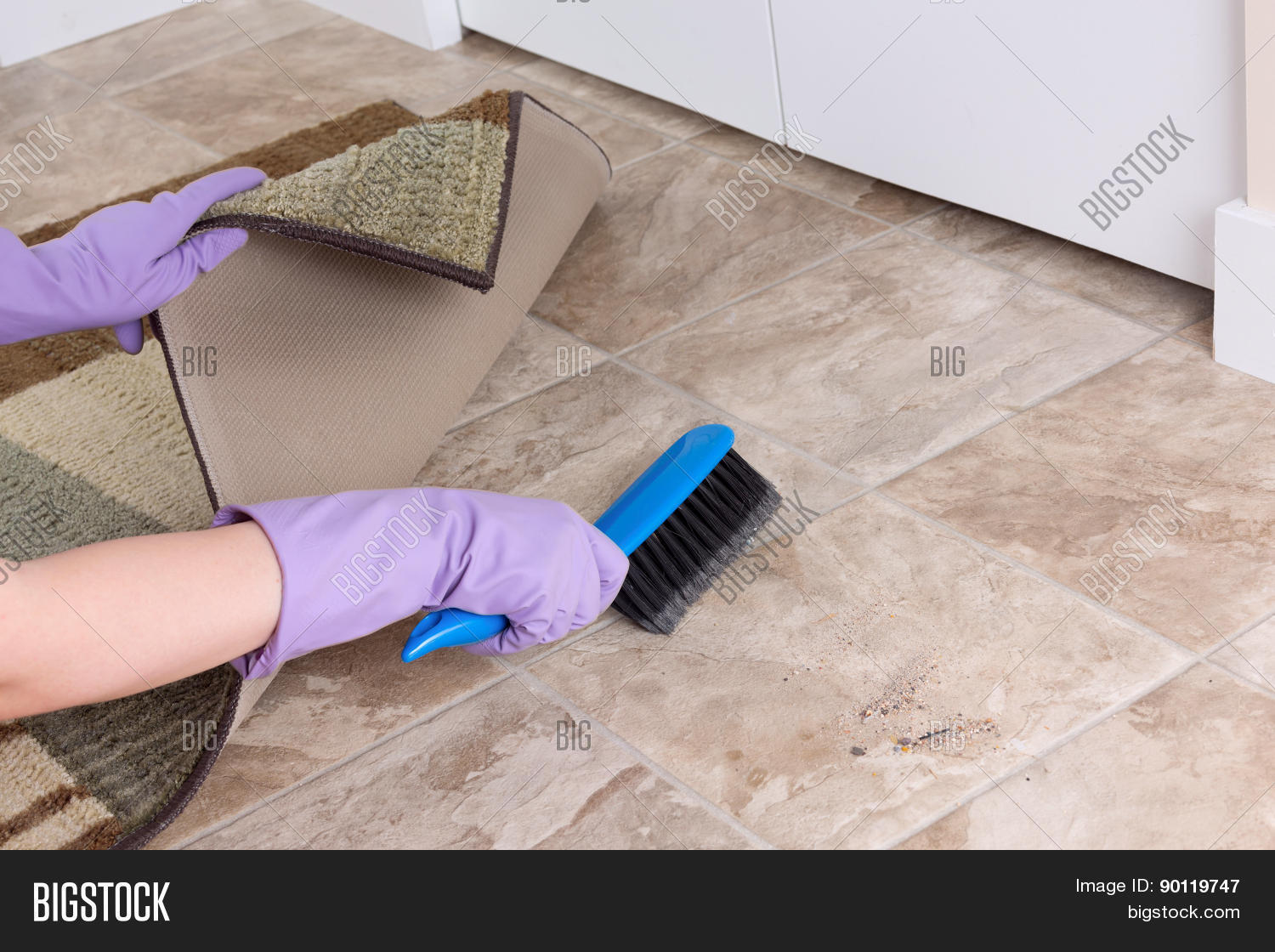 Image Rolled Rug Broom Image & Photo (Free Trial) Bigstock