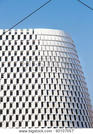 MILAN, ITALY - MAY 06, 2015: Pavilion Intesa San Paolo - Expo 2015