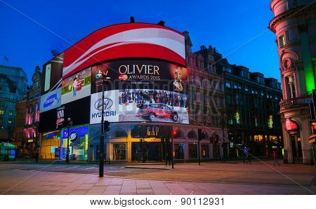 Piccadilly Circus Junction In London