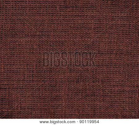 Caput mortuum color burlap texture background