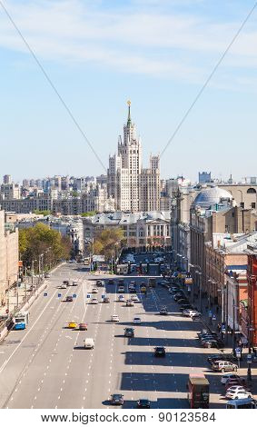 Lubyanka And Novaya Square In Moscow