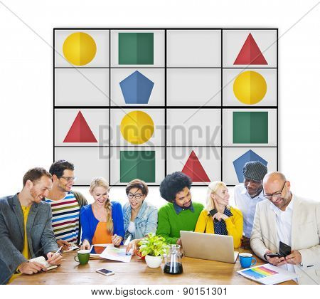 Sudoku Puzzle Problem Solving Leisure Games Concept