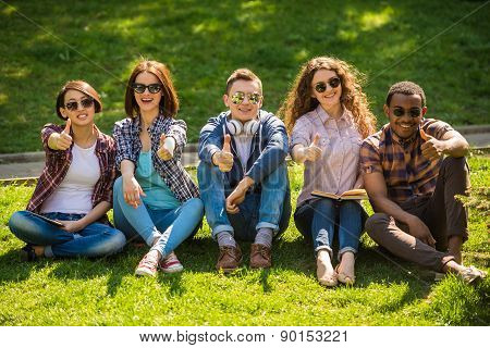 Students Outdoors
