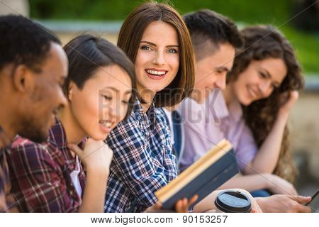 Students Outdoors