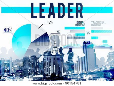 Leader Leadership Coach Guide Role Model Concept