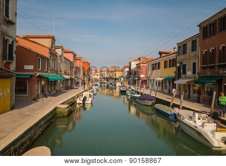 Buildings Along The Grand Canal In Venice