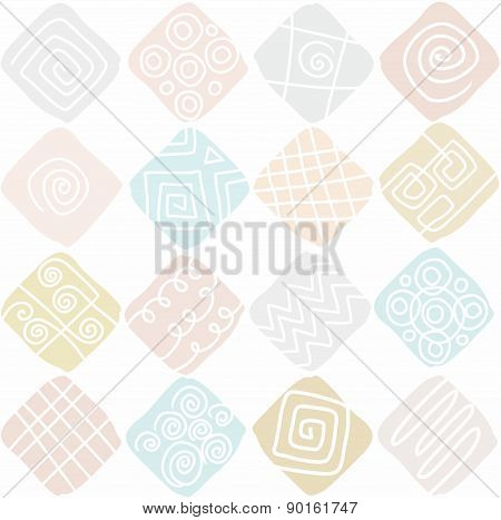 Geometric Pattern Mint Cookie...