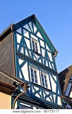 Historic Half Timbered Houses In Eltville