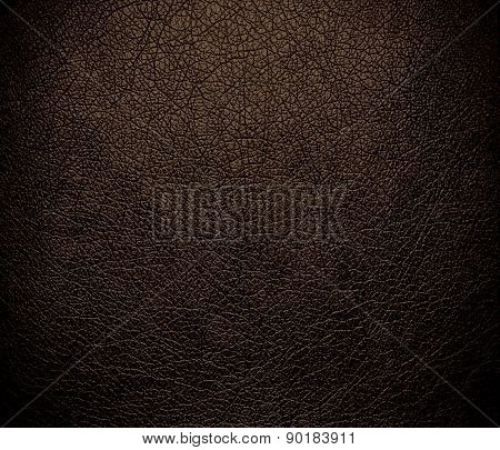 Cafe noir color leather texture background