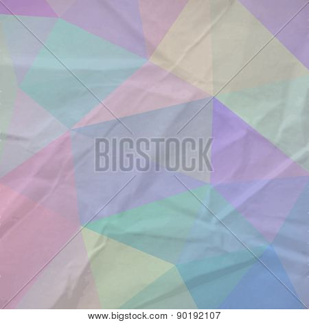 Retro triangle background