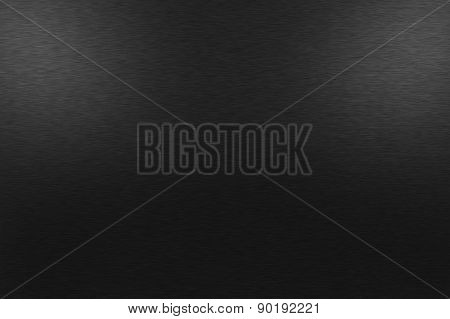 Black Metal Background With Two Upper Lights