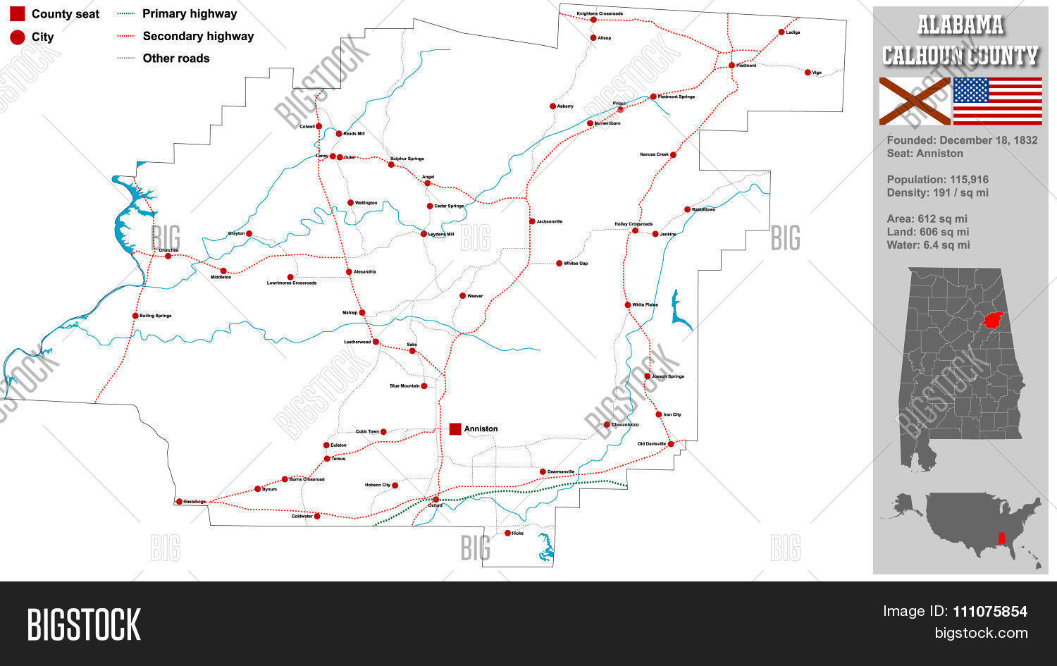 Alabama Calhoun Vector & Photo (Free Trial) Bigstock