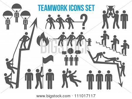 Teamwork Icons Set