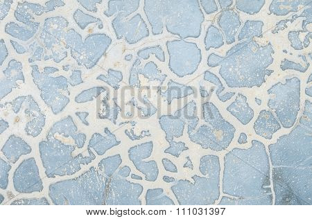 Old Blue Stone Floor Texture Background
