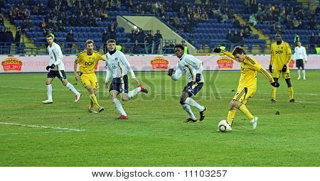 Metalist Charkov vs Metallurg Doněck fotbalové utkání