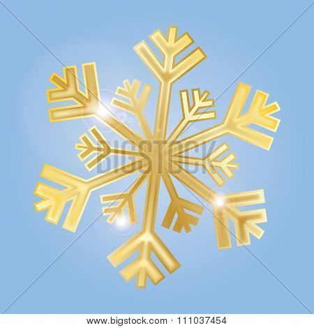 Golden Snowflake