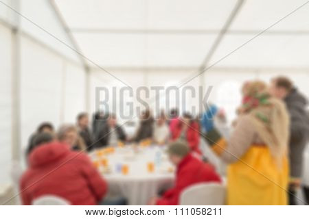 Mardi gras celebration theme blur background