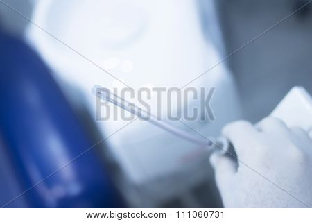 Dental Instrumenation Dentist Drill Cleaning Tool In Clinic
