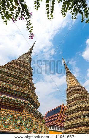 Wat Phra Chetupon Vimolmangklararm (Wat Pho) temple in Thailand.