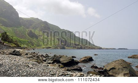 Rocky Beach Of Fajan D'agua