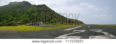 Airport And Runway In Ruins