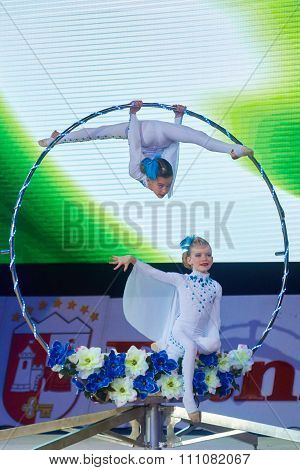 'Baby Cup - BSB Bank' children's competitions in gymnastics , 05 December 2015 in Minsk, Belarus.