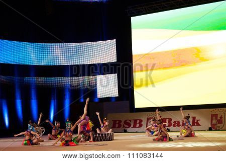 'Baby Cup - BSB Bank' children's competitions in gymnastics , 05 December 2015 in Minsk, Belarus.