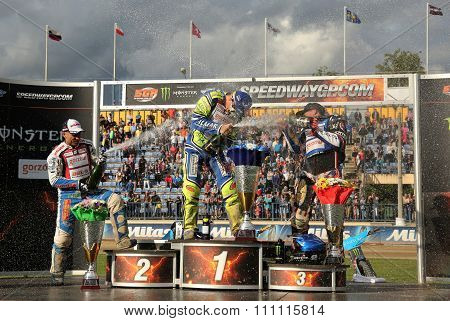 Riders On The Podium