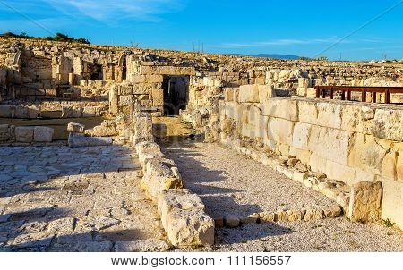 Ruins Of Kourion, An Ancient Greek City In Cyprus